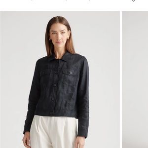 Quince 100% European linen jacket.